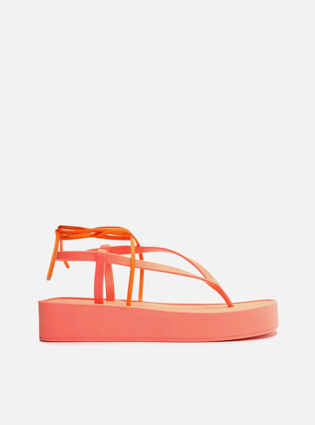 sandalia laranja flatform amarracao brizza-2