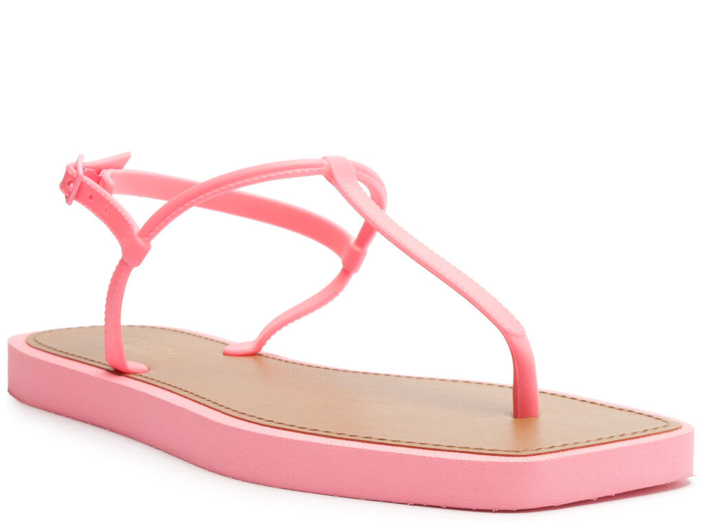 Imagem da variante: Sandália Rasteira Rosa Slim Square Brizza GASPEA INJE - CHICLETE JE - 33/4