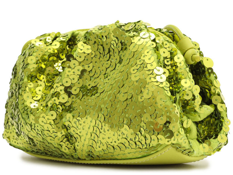bolsa mini bag verde aria paete arezzo-3