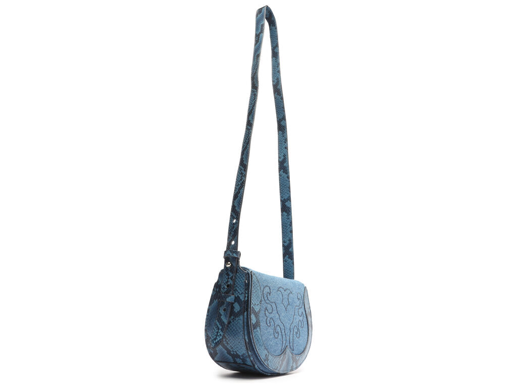 Bolsa Tiracolo Azul Jeans Georgia Pequena 0003 Arezzo