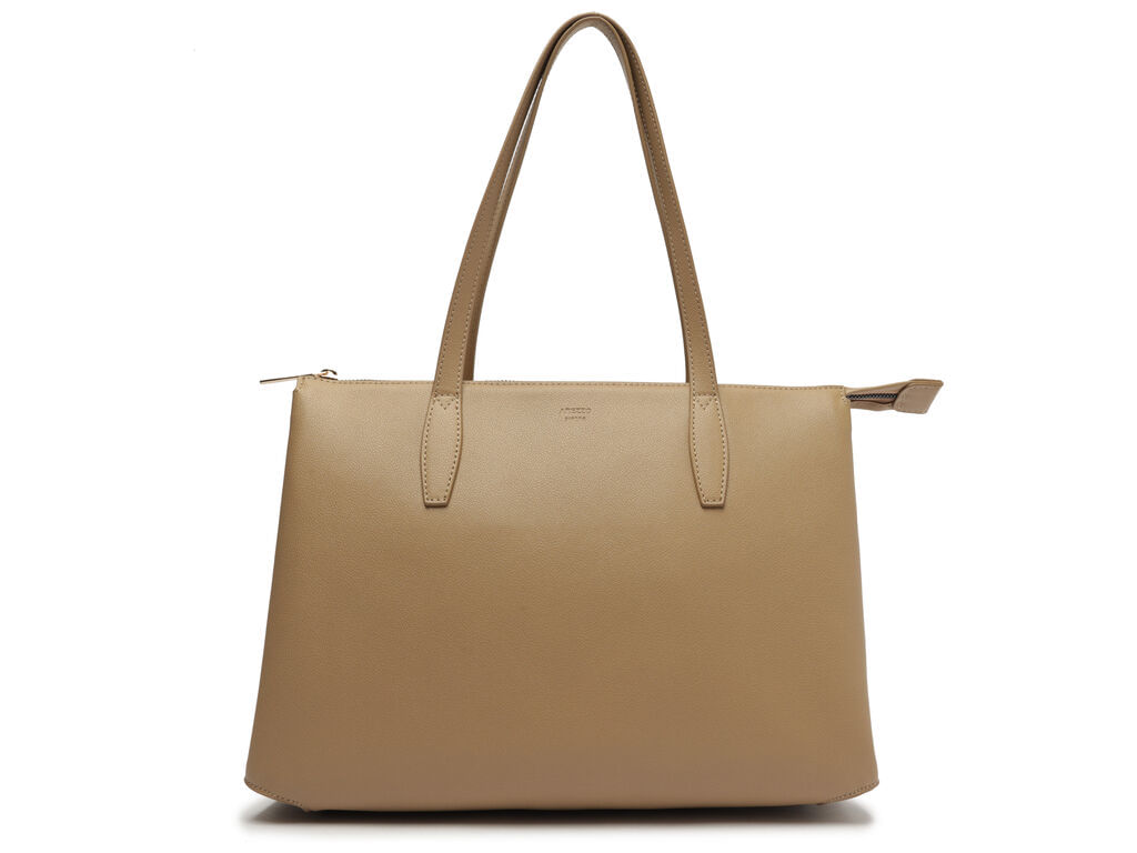 Imagem da variante: Bolsa Shopping Nude Grande Básica 50029 Arezzo ECO LIGHT F - NUDE - UN