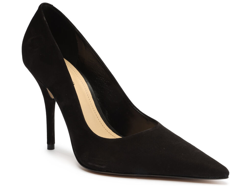 Scarpin preto 2024 bico fino