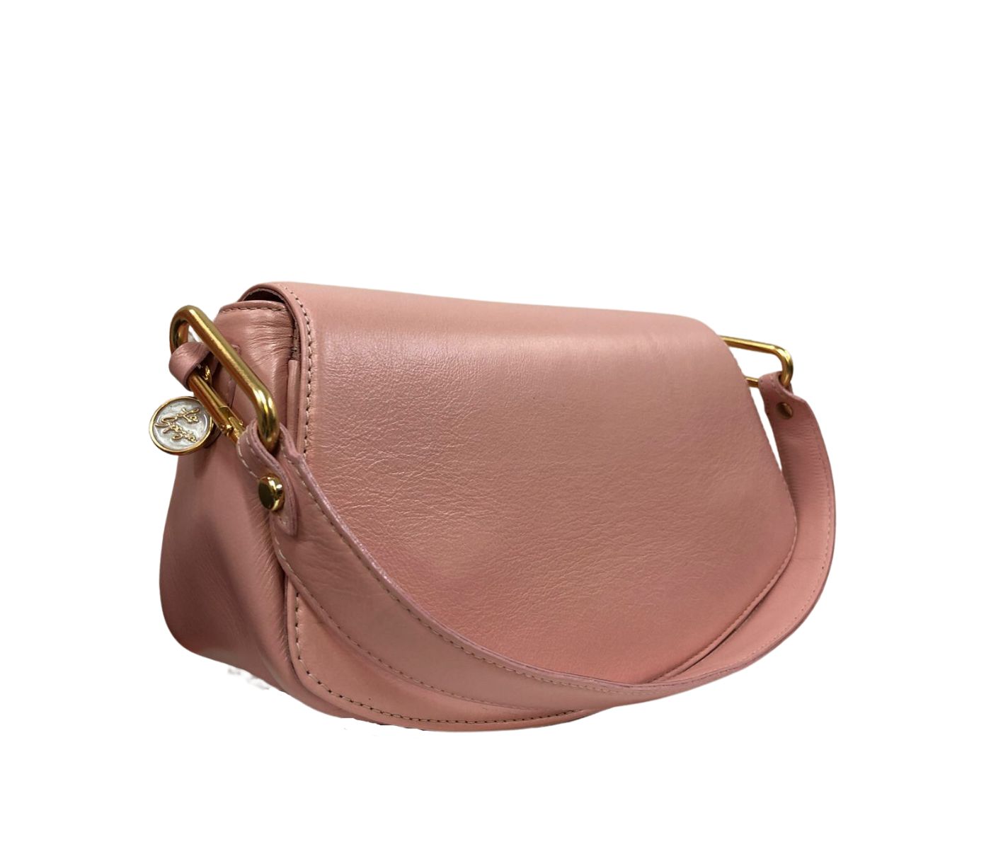 BOLSA MÉDIA TIRACOLO CHLOE ROMA ROSA CHA LATTE LA SPEZIA