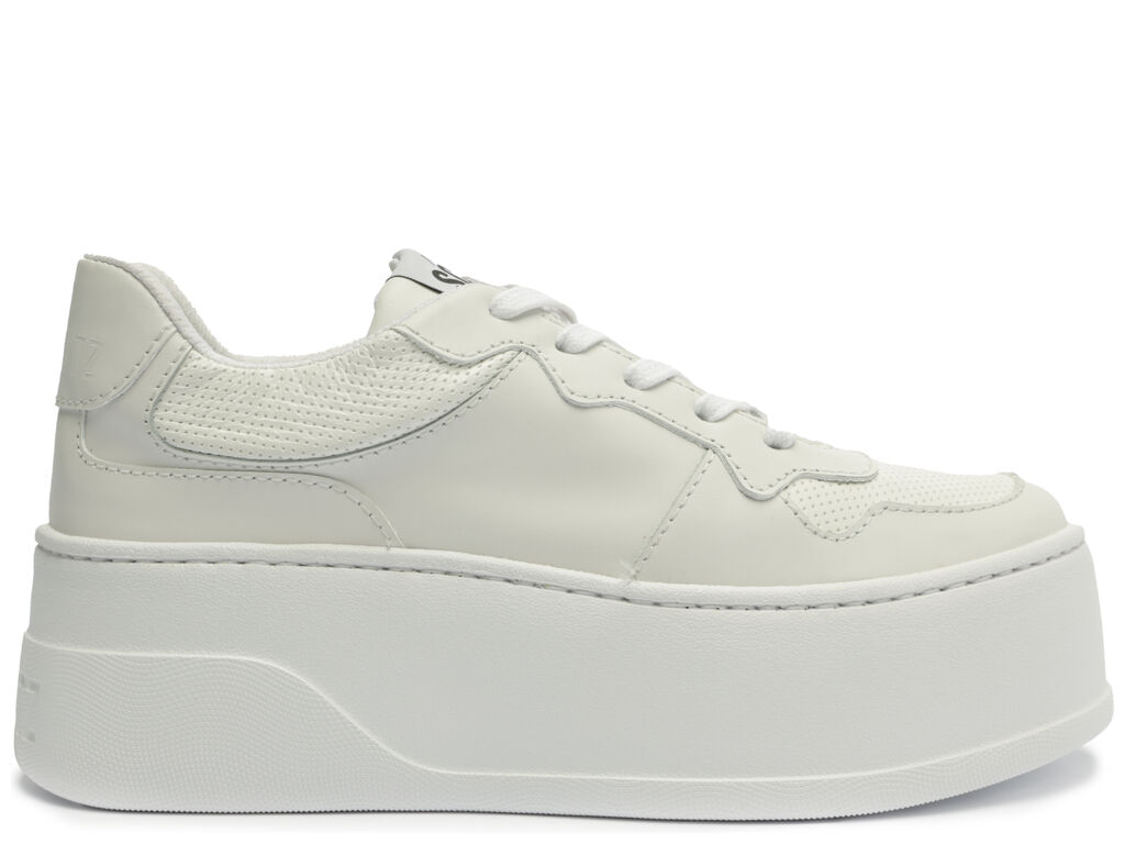 Tenis plataforma branco