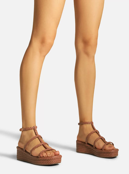 sandalia marrom flatform tiras trancadas fivela 11717 arezzo-2
