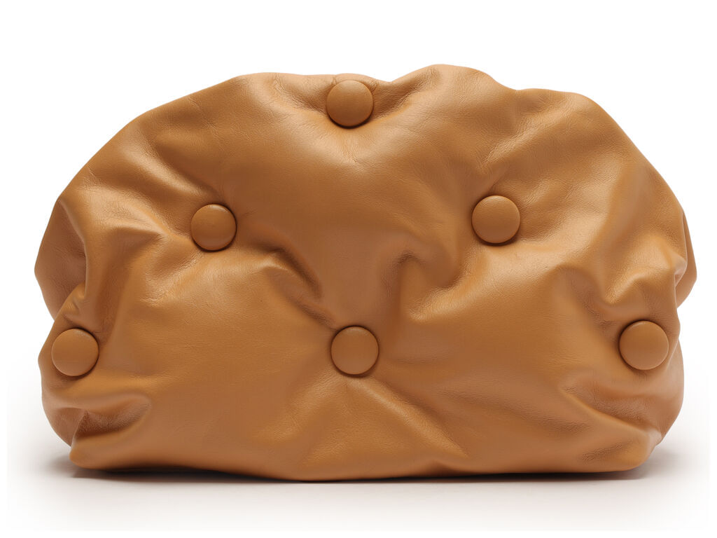 bolsa clutch nude couro media soft botoes 50021 arezzo-1