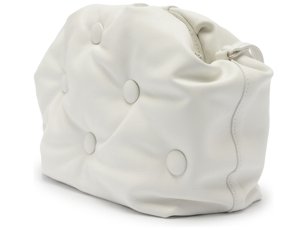 bolsa clutch branca couro media soft botoes 50021 arezzo-2
