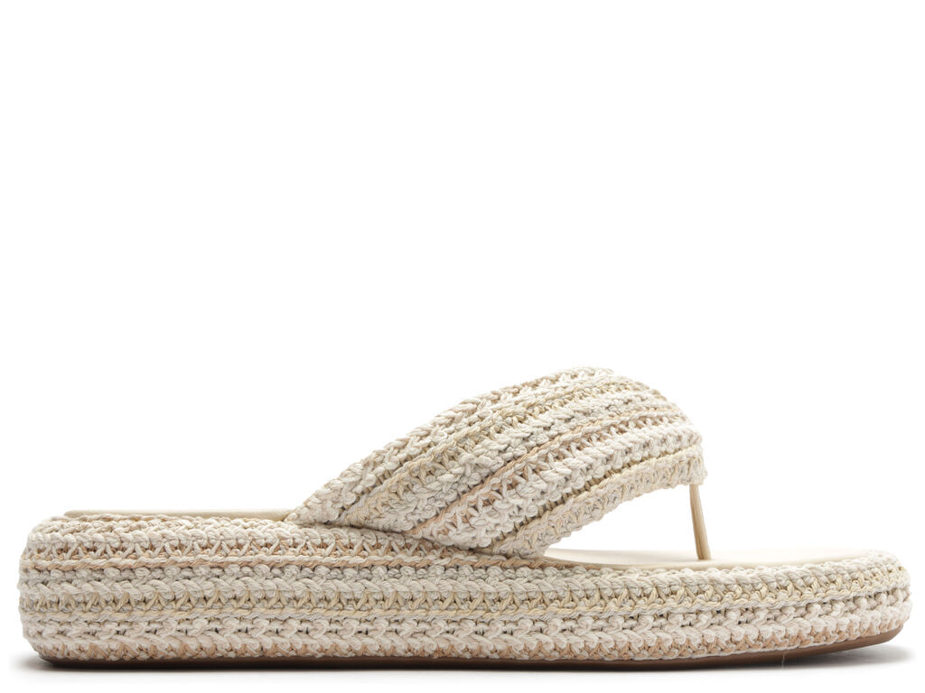 sandalia flatform croche off-white flip flop a13139 arezzo-1
