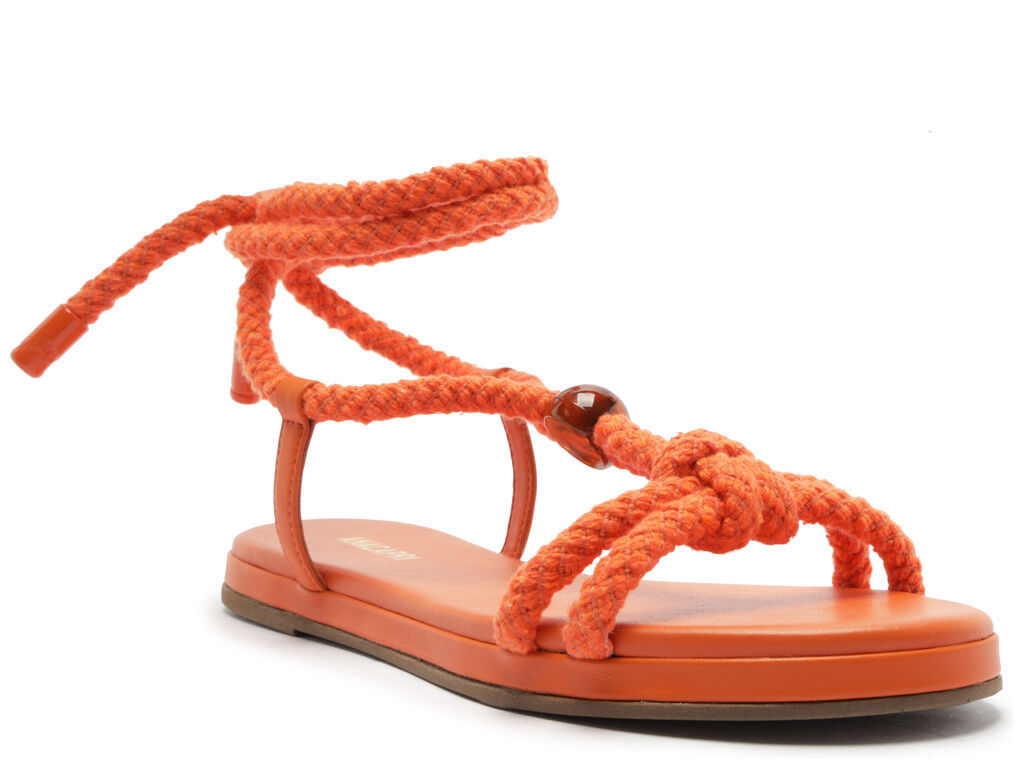 sandalia laranja amarracao tiras de corda anacapri-2