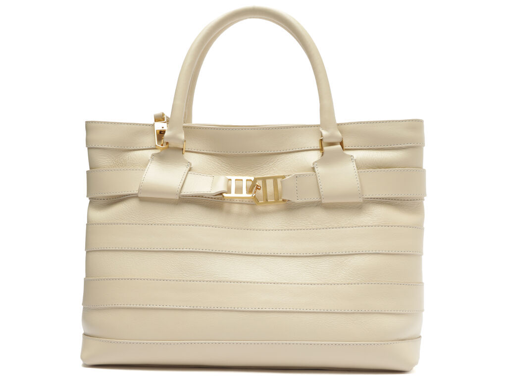 Bolsa Grande Napoles Off White 50014 Arezzo