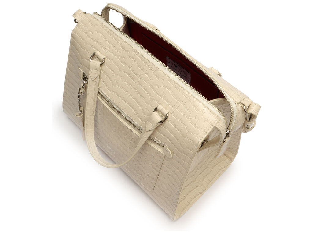 bolsa bowling grande off-white reptilia schutz-2