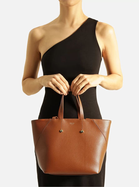 bolsa tote marrom media rebites a50021 arezzo-2