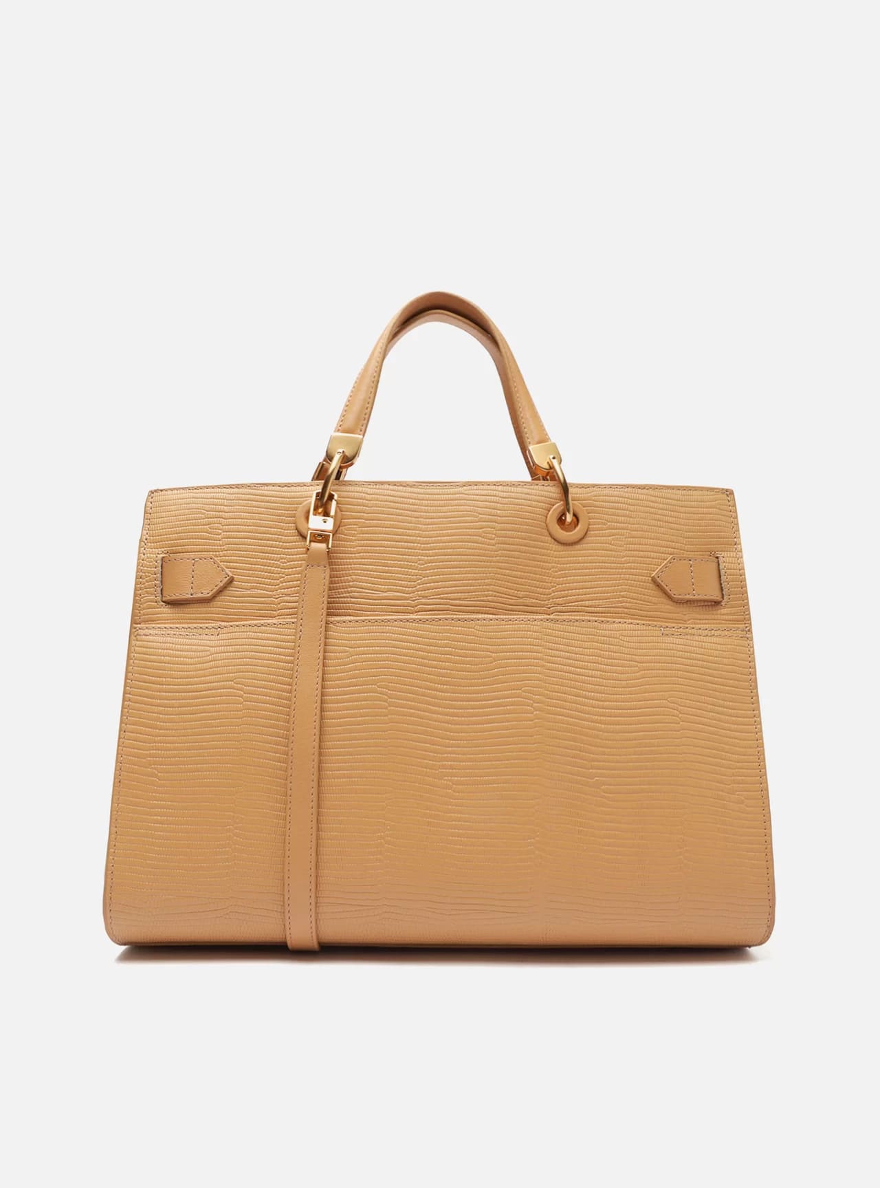 Bolsa Tote Nude Couro Grande Barbicacho A50014 Arezzo