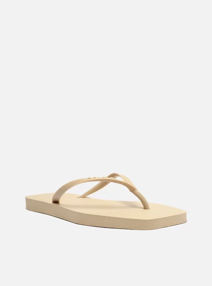 chinelo de dedo off-white palmilha marrom 19027 brizza -2