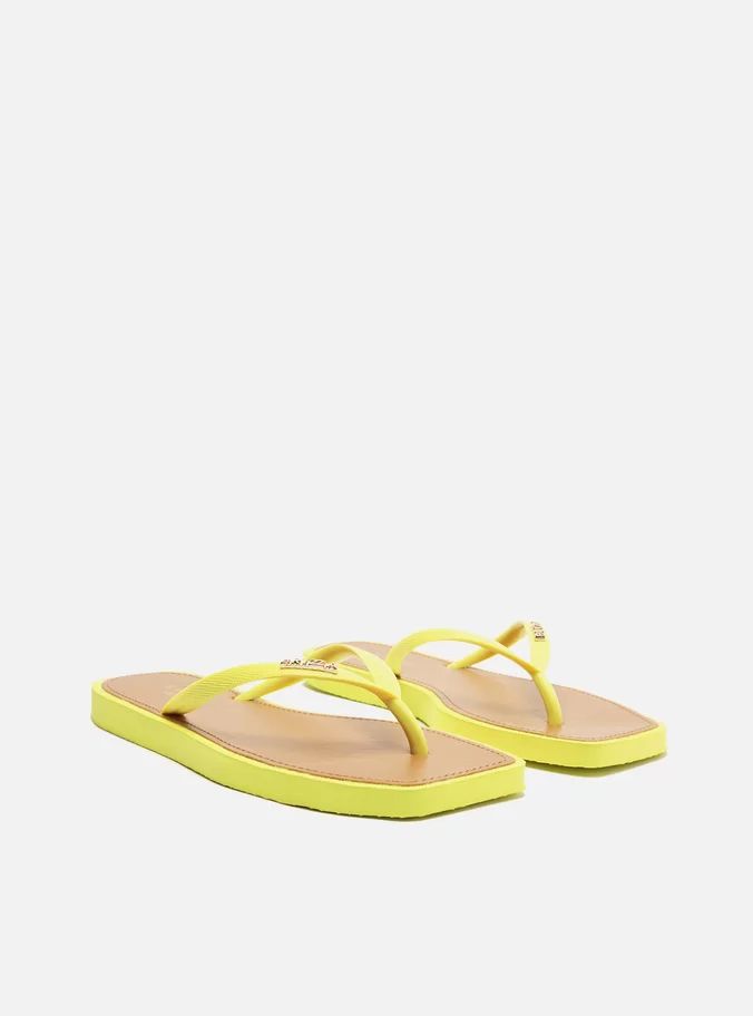 chinelo de dedo square amarelo 19027 brizza-2