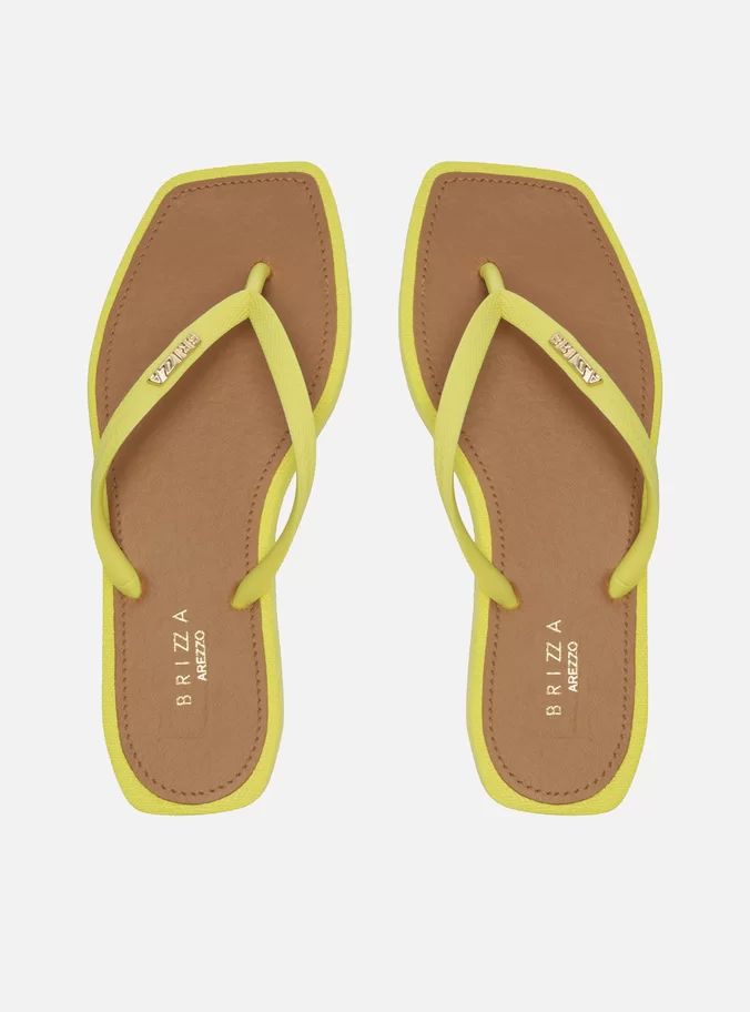 chinelo de dedo square amarelo 19027 brizza-3