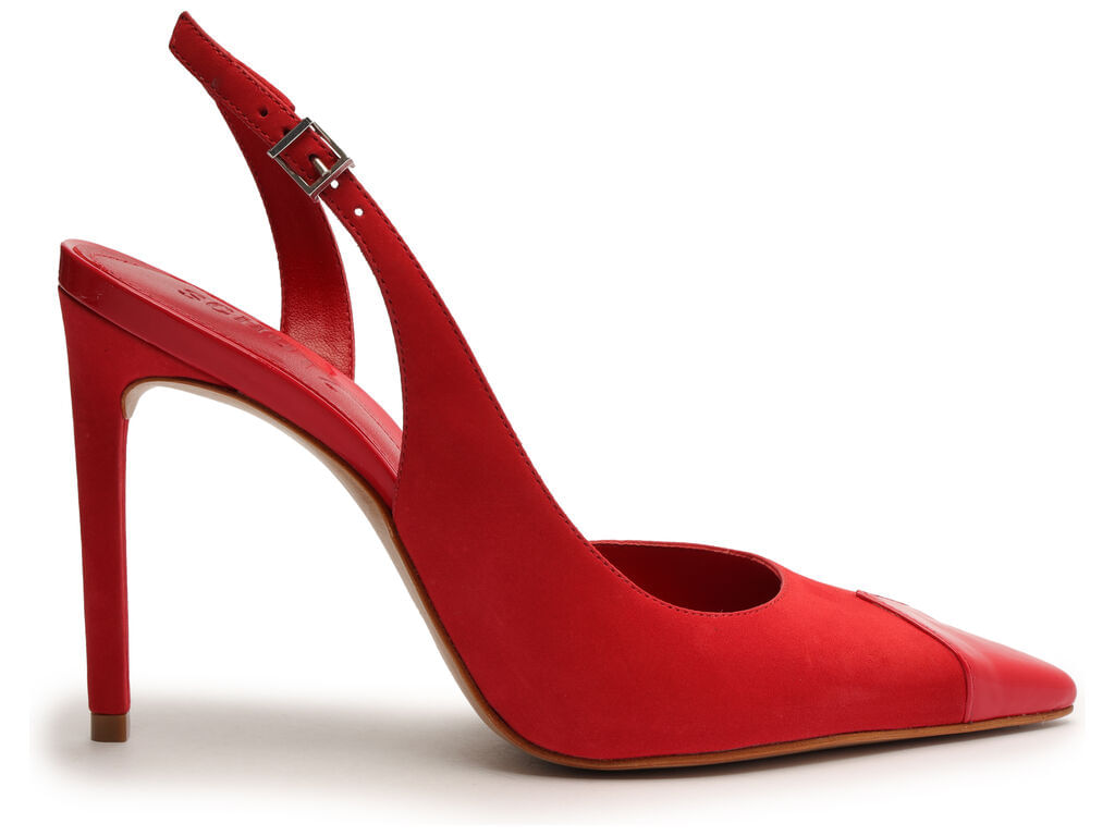 Scarpin 2024 verniz vermelho