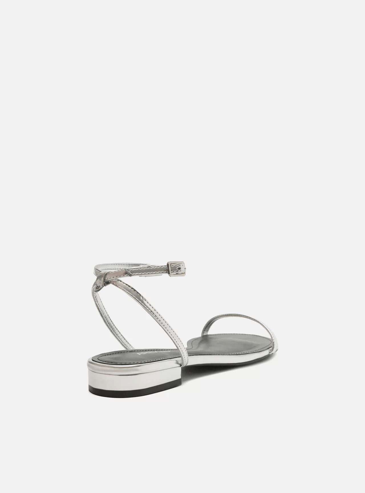sandalia rasteira prata minimalista preta a13065 arezzo-3