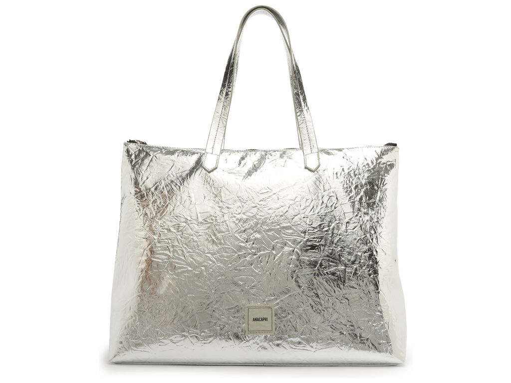 bolsa anacapri shopping eco aluminio prata-1