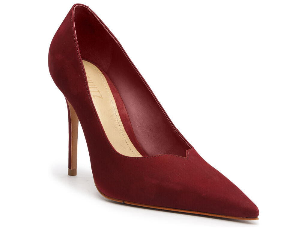 scarpin schutz nobuck ruby s22061-2