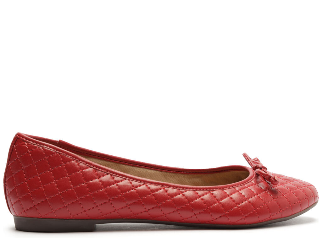 Imagem da variante: Sapatilha Anacapri Matelassê Vermelha Laço C3026 ECO SCARPA - AC SCARLET - 34