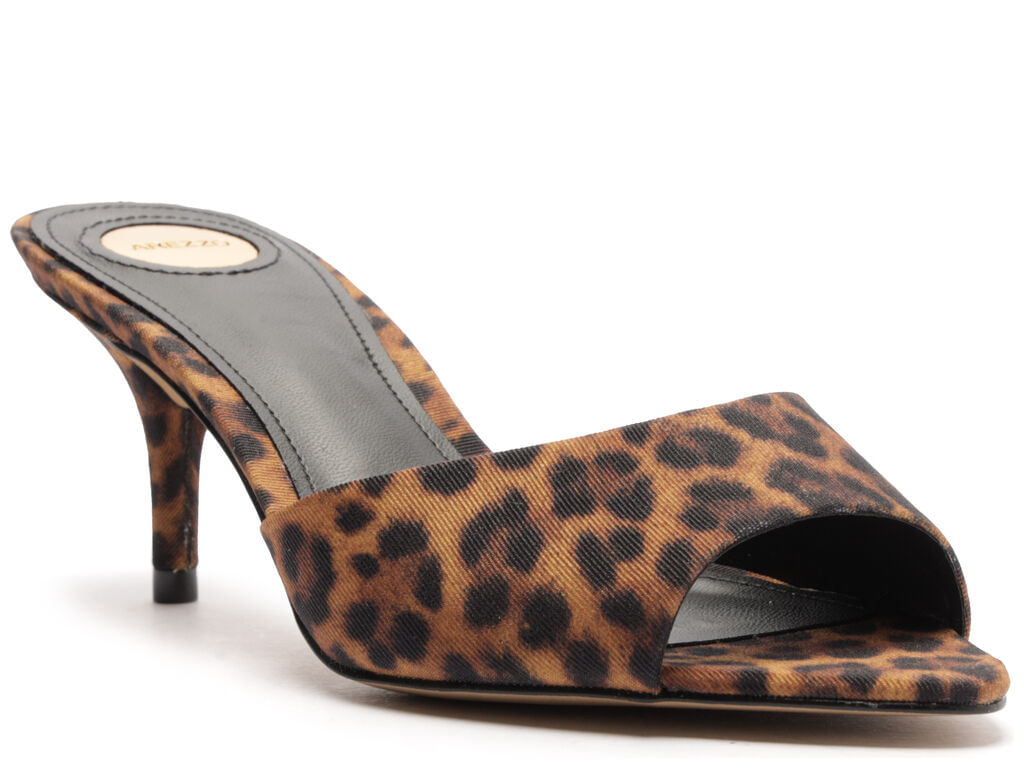 Peep toe arezzo salto shops medio