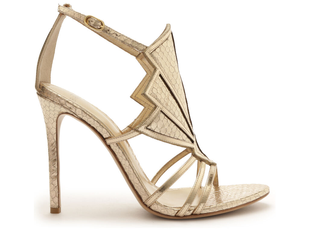 sandalia alexandre birman baby specchio/embossed golden-1