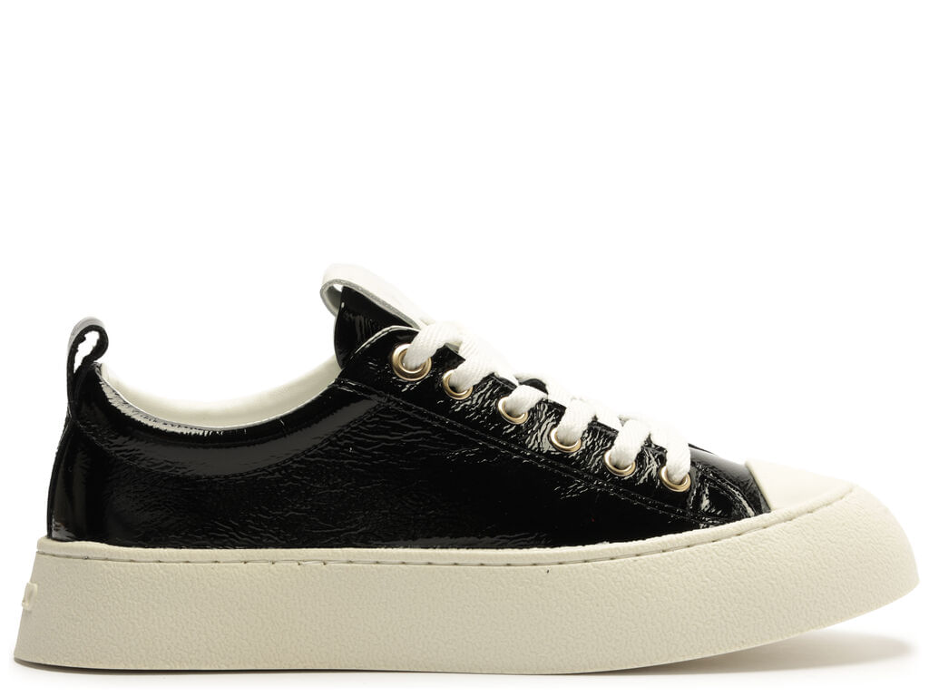 tenis arezzo preto couro amarracao casual a13458-1