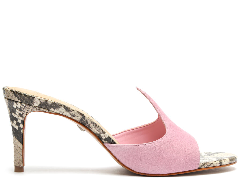 sandalia schutz rosa salto medio animal print s22086-1