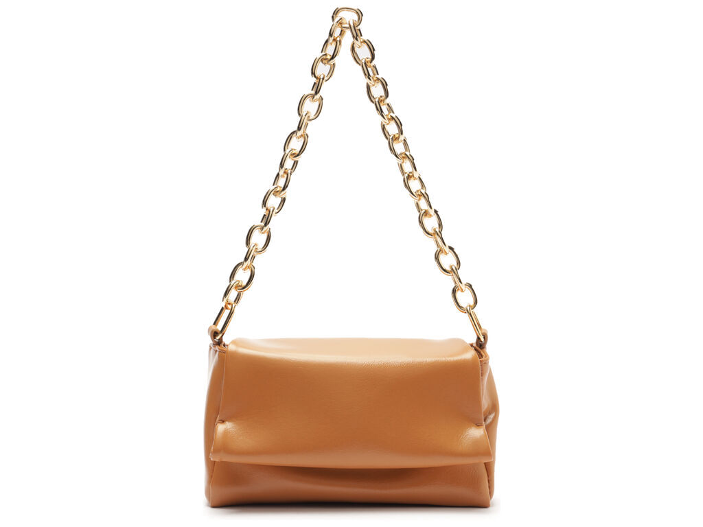 Imagem da variante: Bolsa Arezzo Tiracolo Marrom Pequena Alça Extra Corrente ECO SOFT SM - JUNGLE NUT - UN