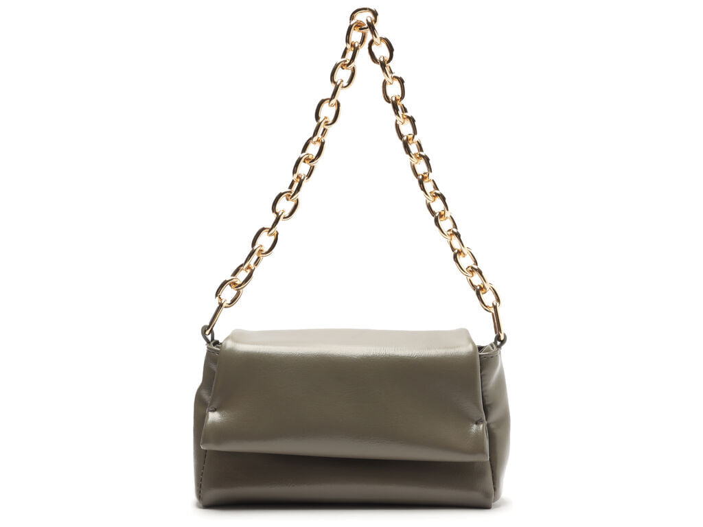 Imagem da variante: Bolsa Arezzo Tiracolo Cinza Pequena Alça Extra Corrente ECO SOFT SM - DARK PEWTER - UN