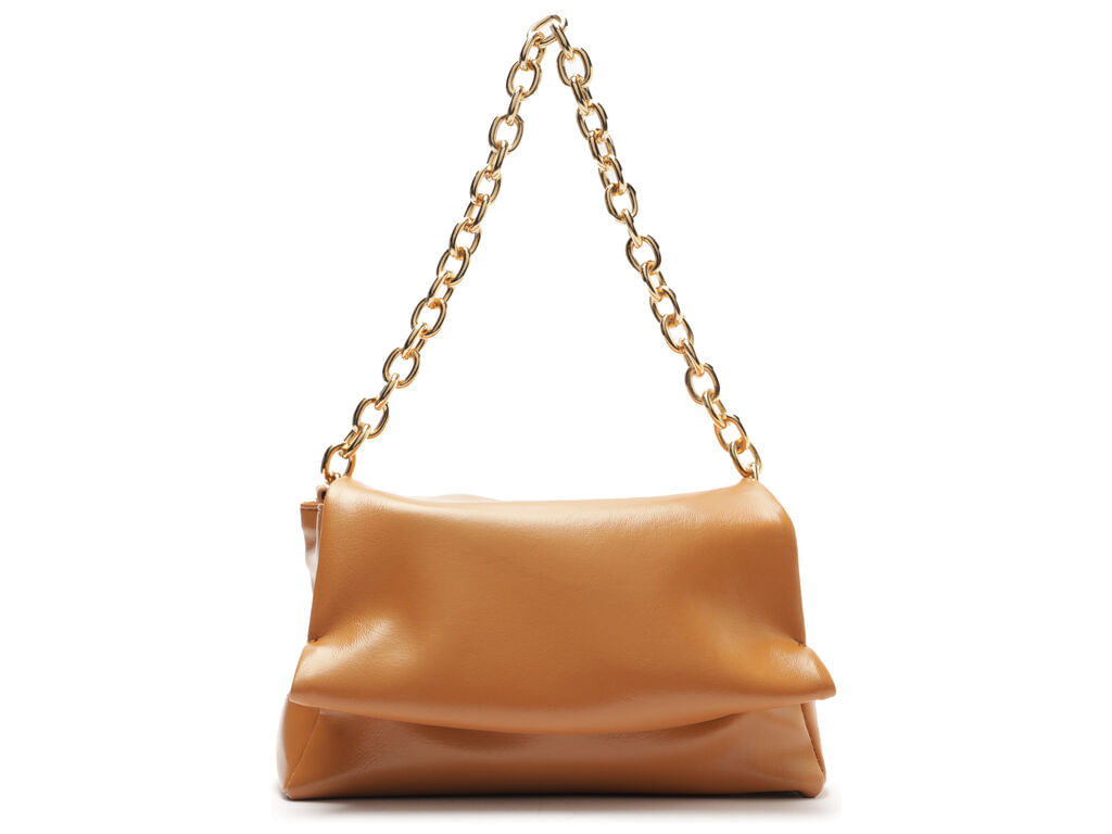 Imagem da variante: Bolsa Arezzo Tiracolo Marrom Média Alça Extra Corrente ECO SOFT SM - JUNGLE NUT - UN
