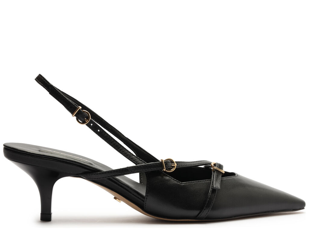 scarpin arezzo preto salto medio slingback amelia-1
