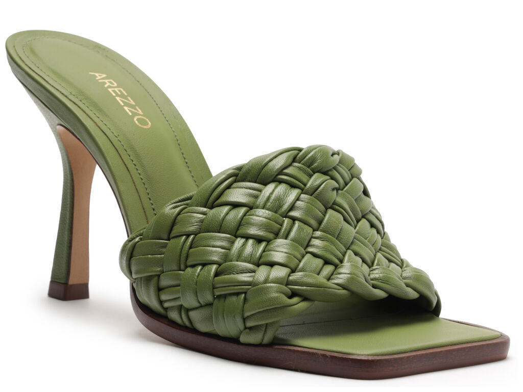 sandalia arezzo mule pistache tramada ecowear-2