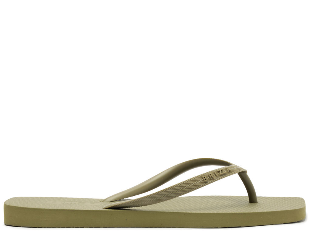 Imagem da variante: Chinelo de Dedo Brizza Verde Básico Square TIRA TEXT L - ARMY JELLY - 33/4