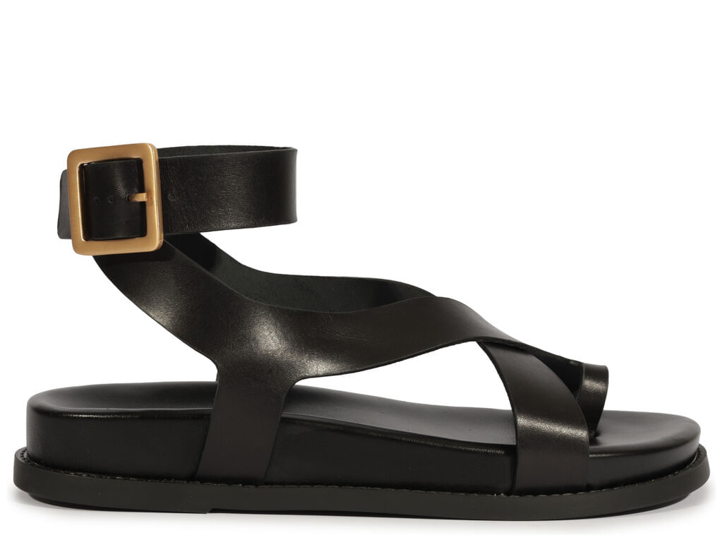 sandalia schutz couro preto minimalista-1