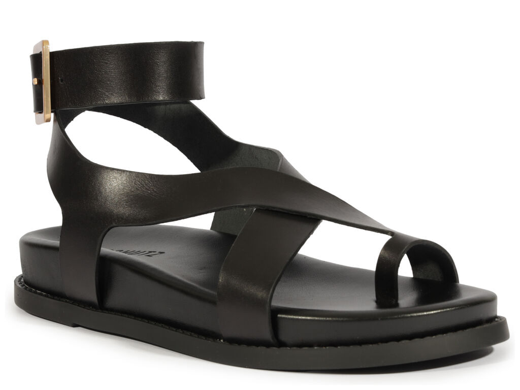 sandalia schutz couro preto minimalista-2