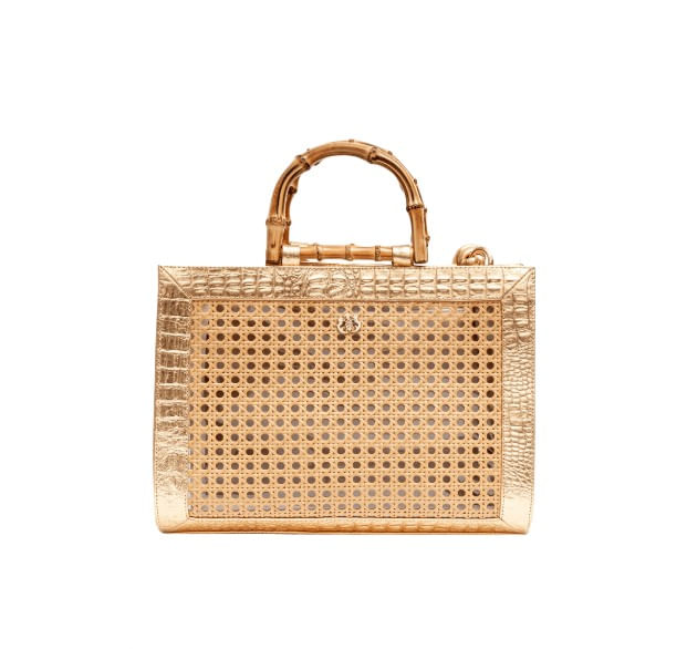 bolsa tote isla palha croco gold natural-1