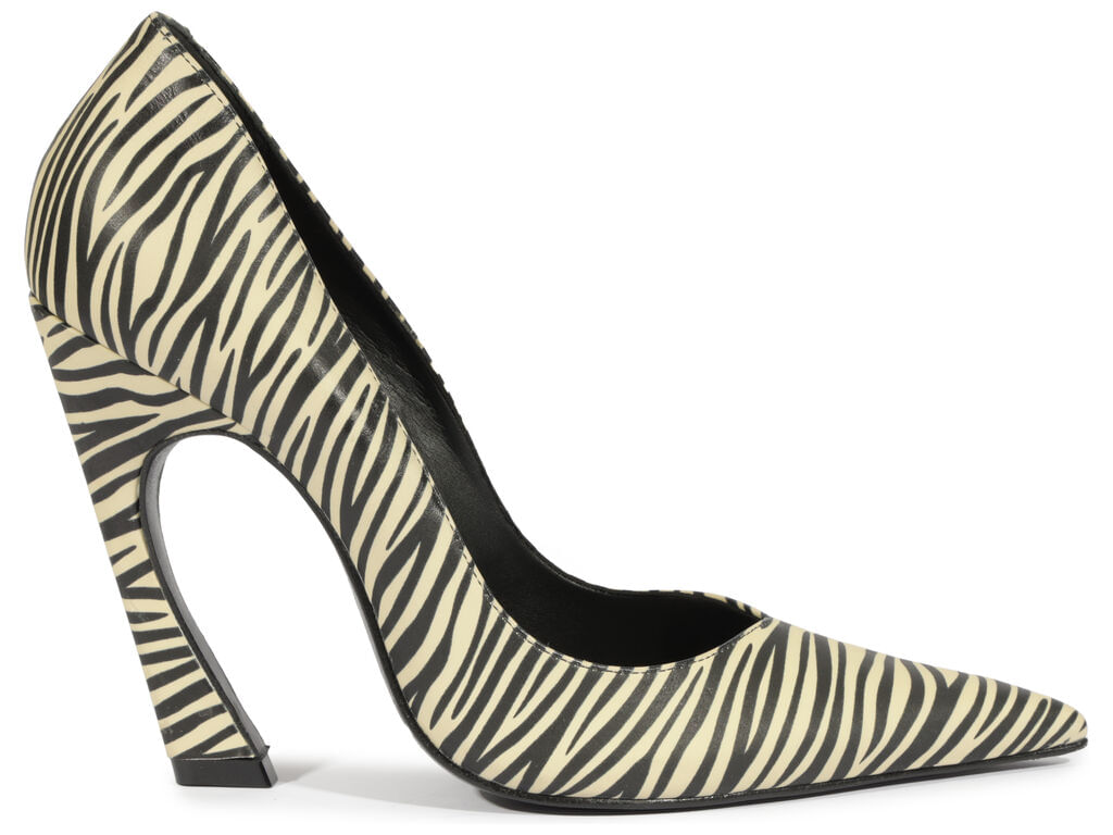 scarpin schutz lexi couro zebra preto-1