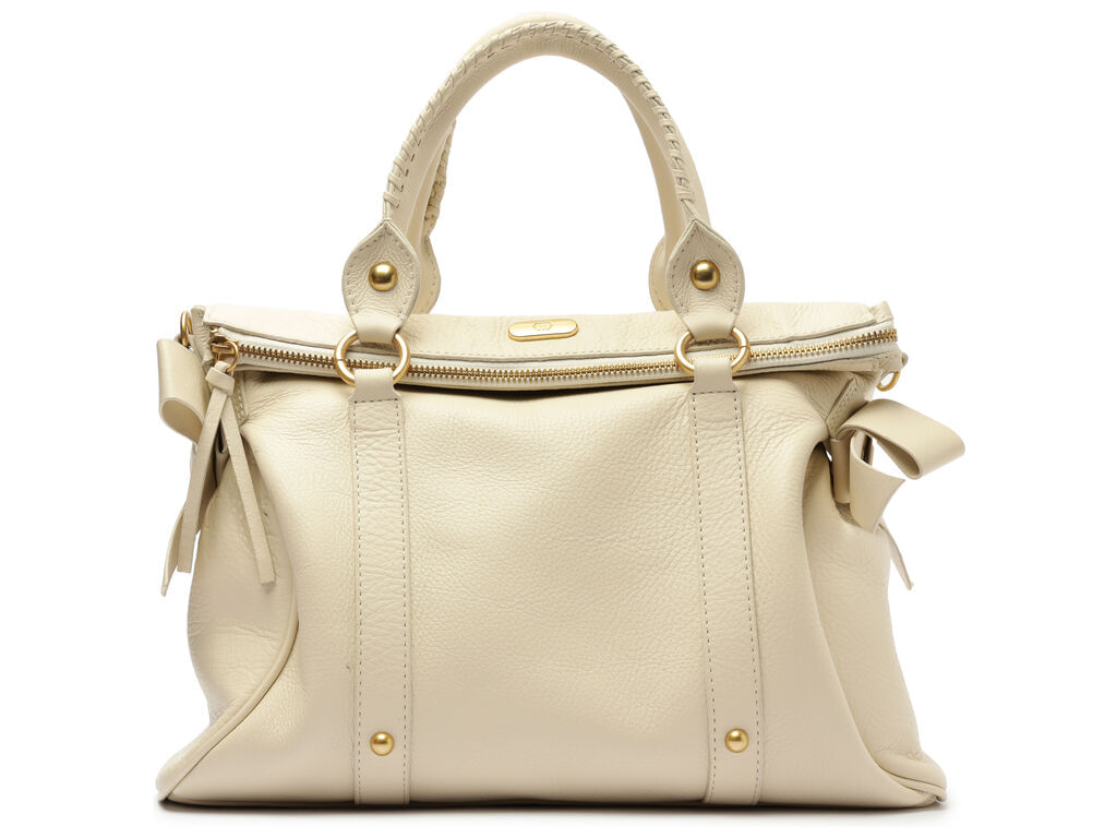Imagem da variante: Bolsa Arezzo Tote Off-White Couro Grande Alças Mix NAPPA CAIRO - PANACOTA - UN