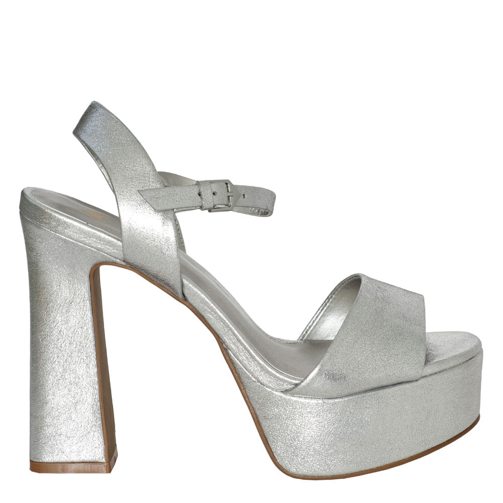 sandalia carrano crack silver -1