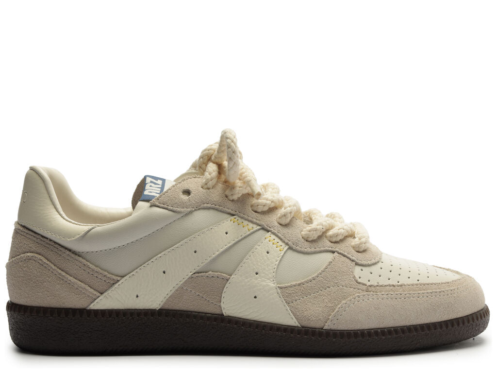 tenis arezzo bege camurca amarracao retro branco-1
