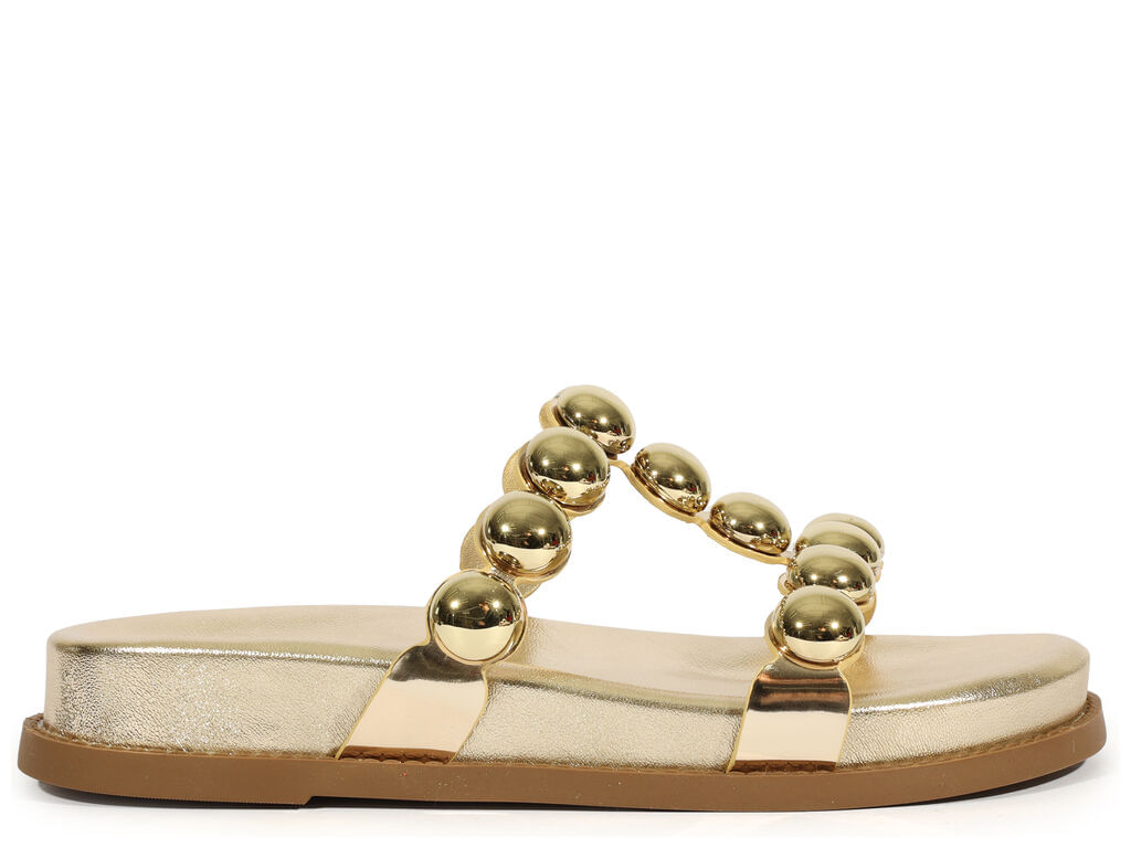 sandalia schutz papete special dourada strass minimalista-1