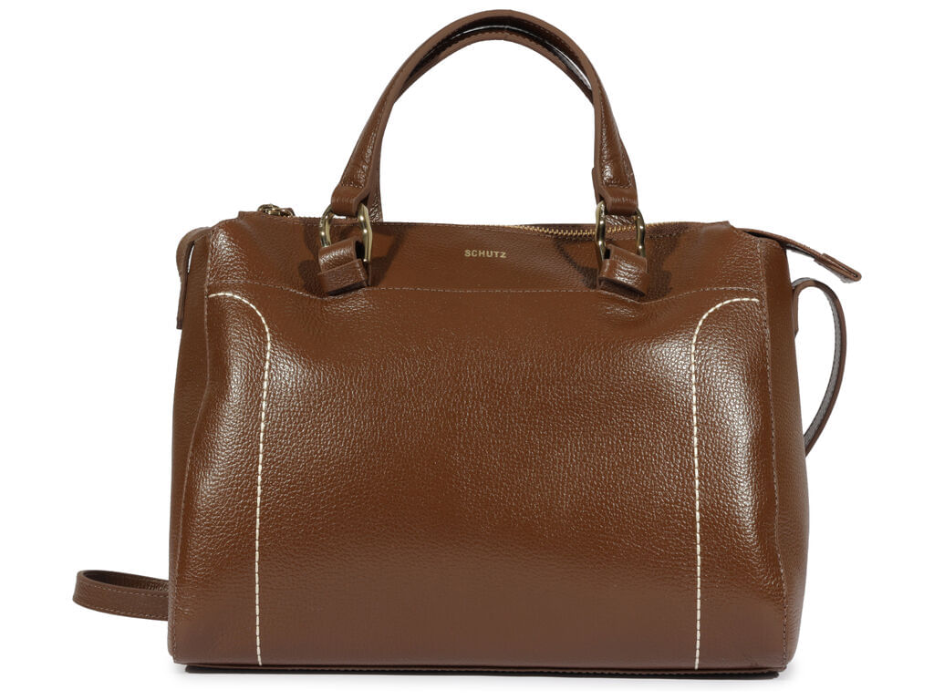 Imagem da variante: Bolsa Schutz Bowling Marrom Grande FLOTHER SMO - DESERT BROW - UN