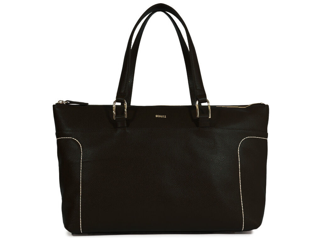Imagem da variante: Bolsa Schutz Shopping Preta Grande Flother Smooth FLOTHER SMO - BLACK - UN