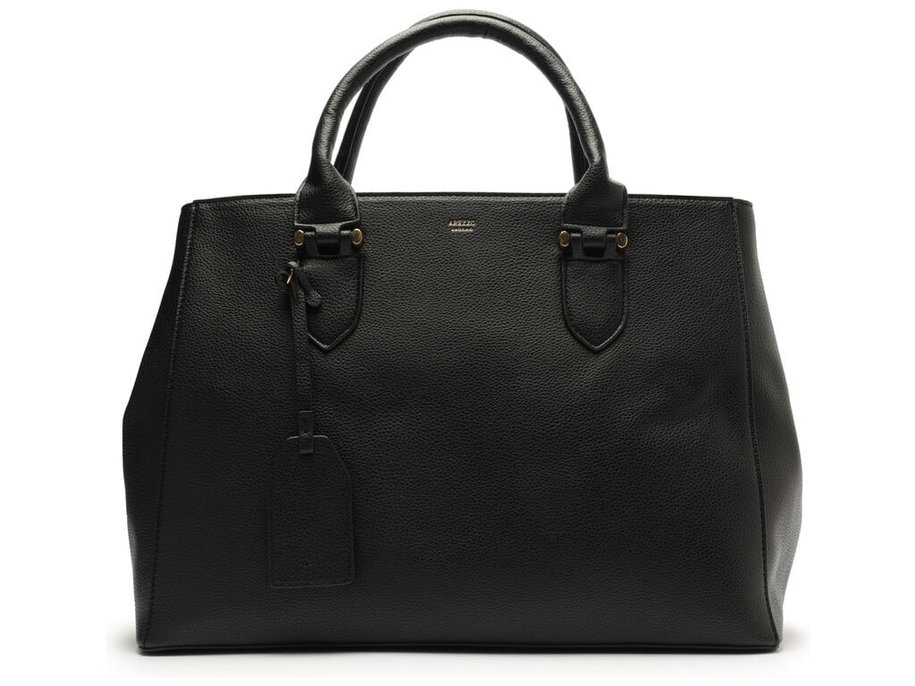 Imagem da variante: Bolsa Arezzo Tote Preta Eco Floater Grande ECO FLOATER - PRETO - UN
