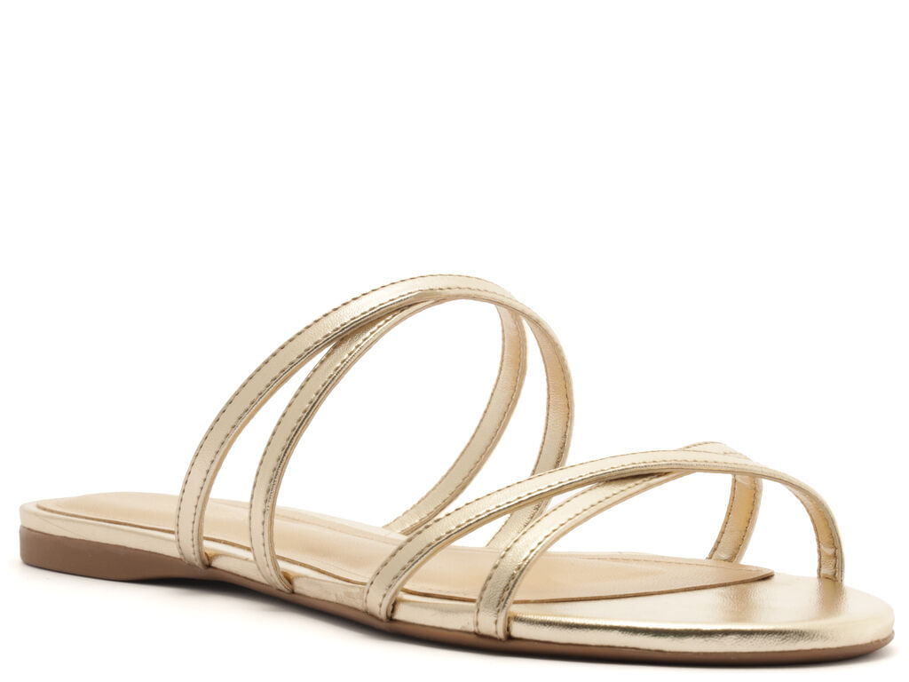 sandalia arezzo rasteira dourada minimalista-2