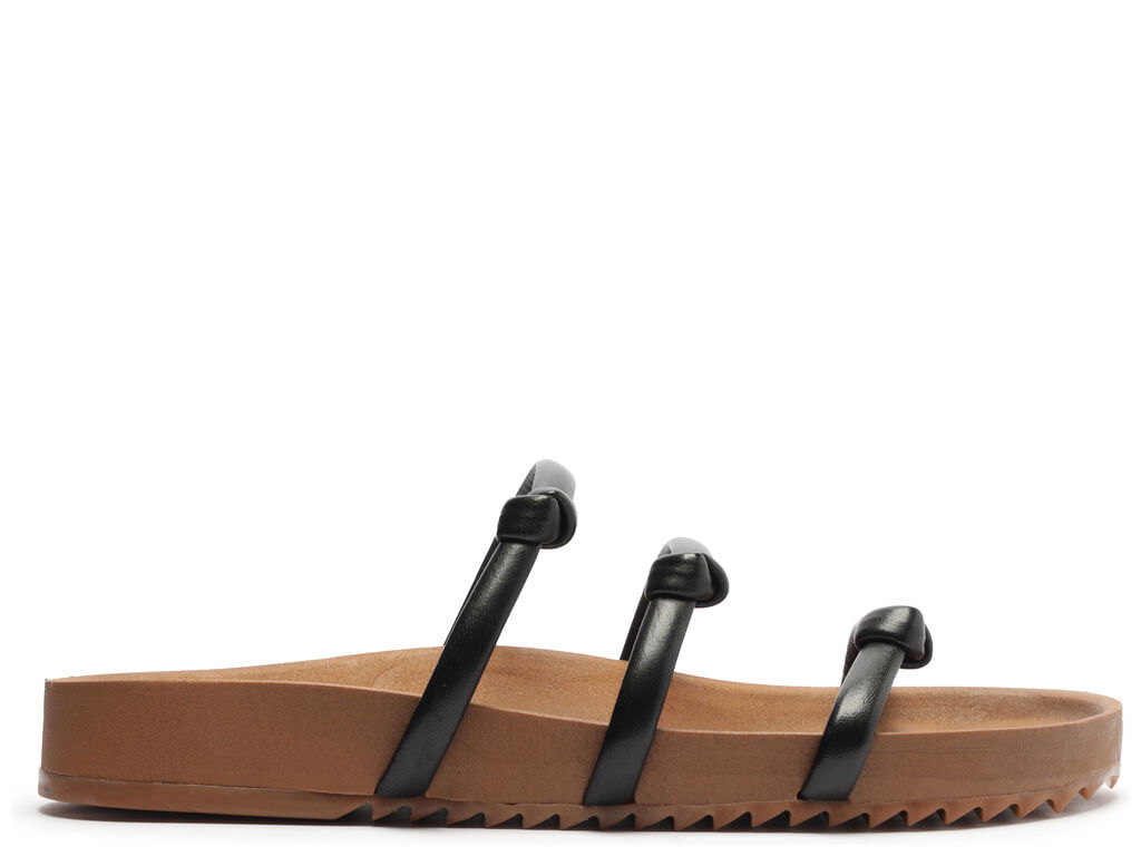 papete arezzo preta flatform tiras no-1