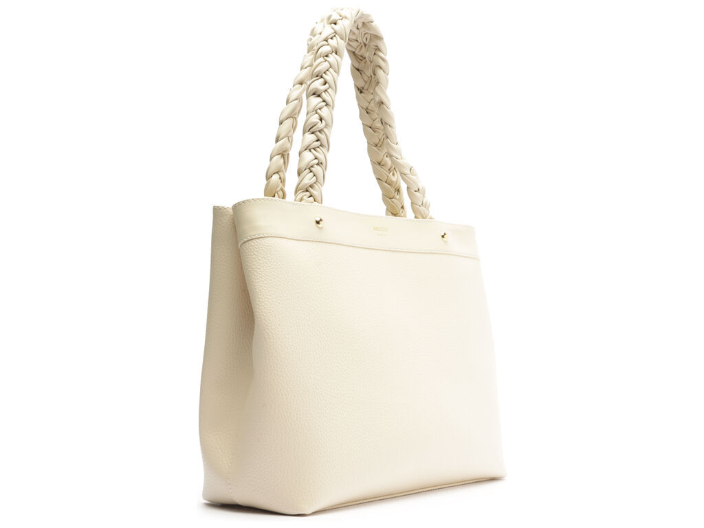 bolsa arezzo shopping off-white grande alcas trancadas-2