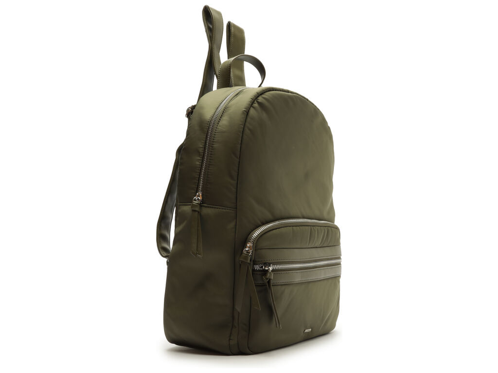 mochila arezzo verde nylon/eco calf grande-2